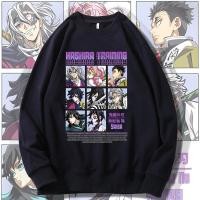 ราคา Demon Slayer Tanjiro Sweatshirt เสื้อแขนยาว Kimetsu no Yaiba Japanese Anime Long Sleeve Base Layer Top for Spring (51400832772)