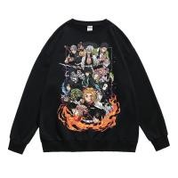 ราคา Demon Slayer Hashira Crewneck เสื้อแขนยาว Kimetsu no Yaiba Anime Streetwear Unisex Sweatshirt Autumn Winter (49550545303)