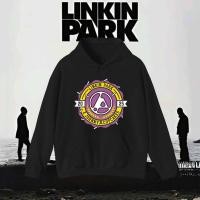 ราคา Linkin Park x Johnnycupcakes Hoodie Exclusive Music Crossover Graphic Sweatshirt เสื้อกันหนาวแฟชั่นร็อก (41225452478)