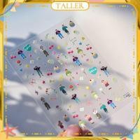 ราคา พร้อมส่ง สติกเกอร์ติดเล็บฟอยล์อะลูมิเนียมซีรีส์ สร้างสรรค์ เล็บสวย สติกเกอร์ติดเล็บฉีกง่าย แฟชั่น แต่งเล็บ กาวในตัว แต่งเล็บ กราฟฟิตี ตกแต่งเล็บ TALLER (46750340805)