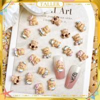 ราคา พร้อมส่ง 30 ชิ้น เครื่องประดับเล็บหมีเนยเรืองแสง จี้เรซินหมีนอนหลับสามมิติ ปาร์ตี้ เทศกาล อุปกรณ์ทำเล็บ สำหรับร้านทำเล็บ TALLER (24496839616)