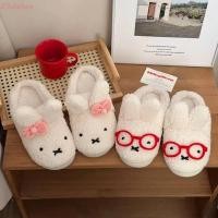 ราคา DALTON ฤดูหนาวกระต่ายตุ๊กตารองเท้าแตะ สีแดงสีชมพูการ์ตูนรองเท้าแตะขนสัตว์อุ่น K Kawaii นักเรียน Anti Slip Fluffy Y2K กระต่ายรองเท้าแตะฤดูหนาว (57900722248)