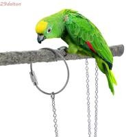 ราคา DALTON Parakeet Foot Chain Silver Stainless Steel with Swivel Buckle Outdoor Pigeon Cockatiel Bird Stand Ankle (57500015222)