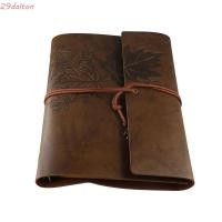 ราคา DALTON Travelers Vintage Notebook A7 A6 A5 หนัง PU หนังกระดาษคราฟท์ Retro Handbooks Binder Notepad หลวม Leaf Spiral Notebook เครื่องเขียน (55100026069)