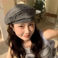 ราคา DALTON จิตรกรหมวก วรรณกรรม Retro ล้างผ้าฝ้าย Demin Berets บุคลิกภาพสไตล์ญี่ปุ่นVisorสีกากีศิลปินหมวกกลางแจ้ง (48850199664)
