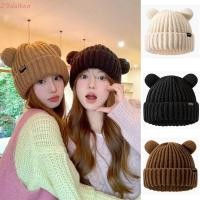 ราคา DALTON หูหมีถักหมวก Skull Cap Letter Cat หู Beanie Leisure หมวกทําด้วยผ้าขนสัตว์ All match Beanie หมวกอบอุ่น (48550493948)