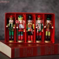 ราคา DALTON 5PCS Christmas Nutcracker หัตถกรรม Vintage ทหารตุ๊กตา Merry Christmas ฤดูหนาวทาสี 13 ซม Handcraft ตุ๊กตาเดสก์ท็อปตกแต่ง (46700317016)
