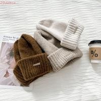 ราคา ดาลตัน หมวกไหมพรม หมวกถักนุ่มสไตล์เกาหลี แฟชั่นสีทึบหนาขนสัตว์เสื้อสวมหัวหมวกผู้หญิง (45350651970)