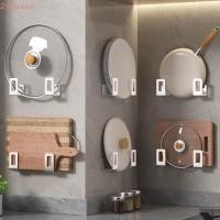 ราคา ดาลตัน ที่วางฝาหม้อ ชั้นวางฝาสีดําติดผนัง ท่อระบายน้ําอเนกประสงค์เงิน ฝาปิดกาวตนเองผู้ถือห้องครัว (56200440366)