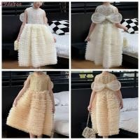 ราคา ดาลตัน เด็กชุดเจ้าหญิง รอบคอเลื่อมผีเสื้อโบว์ปีกเด็กเค้กวันเกิดชุด ระบายอากาศสบายๆยาวแขนกุดสาวตาข่าย รัฟเฟิล กระโปรงเด็กสาว (53100073927)