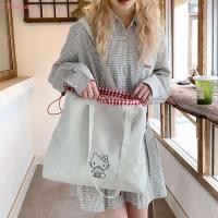 ราคา DALTON กระเป๋าสะพายคิตตี้ กระเป๋าหูรูดคิตตี้ลําลองลําลอง Insน้ําหนักเบาความจุขนาดใหญ่ไนลอนCombing Toteกระเป๋าสําหรับสุภาพสตรี (50250952876)