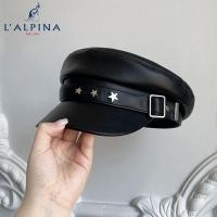 ราคา หมวกเบเร่ต์ แบบหนัง สีดํา สไตล์อังกฤษ ย้อนยุค สําหรับผู้หญิง (24003108280)