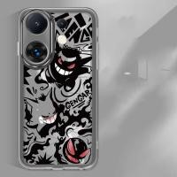ราคา เคสสําหรับ Vivo V60 V 60 5G Case Pokemon Gengar Monster Case Crystal Clear Cute Cover Soft Casing (44316923515)