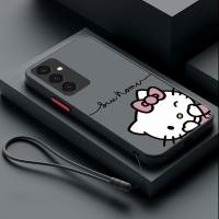 ราคา Samsung S24 FE S23FE S21 S20 FE Custom ชื่อ Hello Kitty Case เคสกันกระแทก Matte Cover (43306852446)