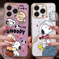 ราคา Infinix Note 40 Pro note 30 5G 30 Vip 30i น่ารัก Snoopy เคสโทรศัพท์ชุบซิลิคอนฝาครอบป้องกัน (42914259099)
