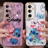 ราคา Samsung J7 Prime J5 J7 Pro J4 J6 Plus Cute Stitch Disney Phone Case Plating Silicon Protect Cover (40714231561)