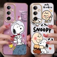 ราคา Samsung J7 Prime J5 J7 Pro J4 J6 Plus น่ารัก Snoopy เคสโทรศัพท์ชุบซิลิคอนฝาครอบป้องกัน (24846517195)