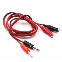 ราคา ปลั๊กกล้วย 4 มม เข้ากับสายคลิปจระเข้ ดำ แดง ได้ทั้งชุด 2เส้นยาว1เมตร (22277111770)