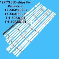 ราคา หลอดแบ็คไลท์ พานาโซนิครุ่นTH รุ่นTH 50AS610T TH 50AS700T12PCS LED strips For Panasonic TX 50AS650B TX 50AS650E TH 50 (29873729818)