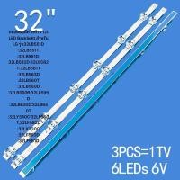 ราคา ใหม่สำหรับ LG 32 นิ้ว 32LB580B 32LB620B 32LB561 32LB572 LCD backlight strip (6846527517)