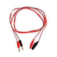 ราคา สายปลั๊กกล้วยต่อคลิปจระเข้ สายทดสอบไฟ สายขนานคู่ 1 เมตร (26256037263)