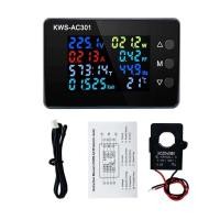 ราคา KWS AC301 มิเตอร์วัดกระแสและแรงดันไฟฟ้ากระแสสลับ 100A 50 300V โวลต์มิเตอร์แบบดิจิตอล 1 (43353575895)