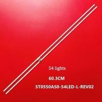 ราคา แถบไฟแบ็คไลท์ led สําหรับ Sony KD 55X8500F KD 55X8566F ST0550AW5 54LED R REV00 1801 2 ชิ้น ต่อชุด (24789105751)