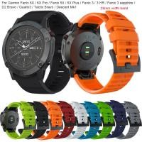 ราคา สายนาฬิกาข้อมือ ซิลิโคน สําหรับ Garmin Fenix 6X 6X Pro Fenix 5X 5X Plus Fenix 3 3 hr Quatix 3 Descent Mk1 (7006994976)