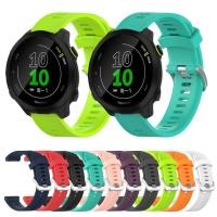 ราคา 20mm Silicone Watchband For Garmin Forerunner 158 245 245M 645 Vivoactive 3 Venu SQ Music Strap Watch Band Bracelet For Polar Unite (8573142150)
