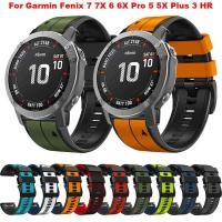 ราคา สายนาฬิกาข้อมือซิลิโคน 22 26 มม สําหรับ Garmin Fenix 7X 7 epix 6X 6 Pro 5X 5 Plus 3 3HR 935 945 S60 S62 (15491482774)