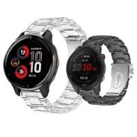 ราคา สายนาฬิกาข้อมืออะคริลิคใส 20 22 มม สําหรับ Garmin Forerunner 255 245 645 Music 745 158 55 Venu 2 Plus Vivoactive 4 3 (18749097646)