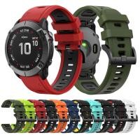 ราคา 22mm Silicone Wrist Strap For Garmin Fenix 6 6 Pro 5 5 Plus Garmin instinct Forerunner 935 945 Approach S62 S60 Quick Release Watch Band (7886048964)
