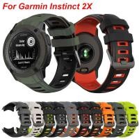 ราคา สายนาฬิกาข้อมือซิลิโคน แบบเปลี่ยน สําหรับ Garmin Instinct 2X (25557423978)