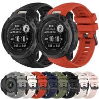 ราคา สายนาฬิกาข้อมือซิลิโคน 26 มม อุปกรณ์เสริม แบบเปลี่ยน สําหรับ Garmin Instinct 2X Band Smartwatch (23047392096)