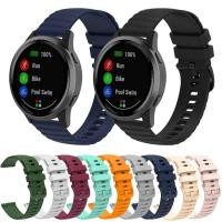 ราคา สายนาฬิกาข้อมือซิลิโคน 18 20 22 มม สําหรับ Garmin Vivoactive 4S 4 3 Forerunner 255 255s 245 645 Music 158 55 Venu SQ 2 2s Plus (22801944784)