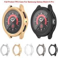 ราคา เคสป้องกัน สําหรับ Samsung Galaxy Watch 5 Pro 45 มม เคสนาฬิกา TPU เคสป้องกันเต็มรูปแบบ อุปกรณ์เสริมสมาร์ทวอทช์ (22002503666)