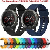 ราคา สายนาฬิกาข้อมือซิลิโคน 26 มม สําหรับ Garmin Fenix 7X 6X Pro 5X Plus 3 HR Tactix 7 Pro Enduro Mk2 Mk2i MK1 (18735014136)
