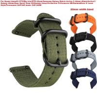 ราคา สายนาฬิกาข้อมือไนล่อนสําหรับ garmin forerunner 245 245 m 645 venu vivoactive 3 (4236219632)