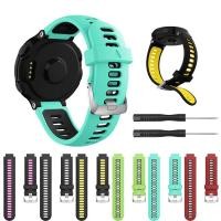 ราคา สายนาฬิกาข้อมือซิลิโคน สำหรับ Garmin Forerunner 735 xt 230 235 220 620 (1700000126)