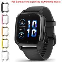 ราคา เคสซิลิโคน TPU นิ่ม ป้องกันหน้าจอ สําหรับ Garmin Venu SQ 2 Garmin Venu SQ SQ2 Music Smartwatch (19360951997)