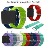 ราคา สายนาฬิกาข้อมือซิลิโคนสําหรับ garmin vivoactive acetate Approach S2 Approach S4 (1703305466)