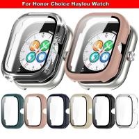 ราคา ฟิล์มกระจกนิรภัย กรณีสําหรับ Honor Choice Haylou นาฬิกาป้องกันกรณี Smartwatch ป้องกันหน้าจอครอบคลุมเต็มรูปแบบ Hard PC กรอบ Shell (28700841451)