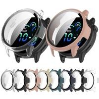 ราคา 2 in 1 ฟิล์มกระจกนิรภัย กรณีสําหรับ Garmin Vivoactive 6 GarminActive 6 สมาร์ทวอท์ชป้องกันหน้าจอครอบคลุมเต็มรูปแบบ Hard PC กรอบ Shell (28435562477)