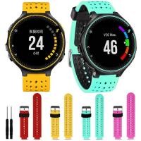 ราคา สายนาฬิกาข้อมือ ซิลิโคนนิ่ม แบบเปลี่ยน สําหรับ Garmin Forerunner 220 230 235 620 630 (1703305212)