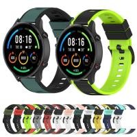 ราคา สายนาฬิกาข้อมือซิลิโคน 22 มม สําหรับ Xiaomi Mi Watch Color Sport Mi Watch S1 S1 Active S1 Pro (22606350463)