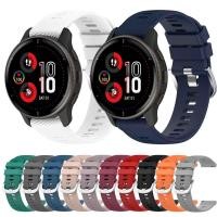 ราคา สายนาฬิกาข้อมือซิลิโคน 20 มม แบบเปลี่ยน สําหรับ Garmin Venu 2 Plus Venu SQ Forerunner 55 245 645 Vivoactive 3 Music (18541415350)