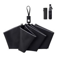 ราคา Compact Automatic Folding Umbrella Quick 3 Second Folding Lightweight Design Water Resistant and Wind Resistant Unisex Travel Friendly 8 Rib Construction Black (42620841537)