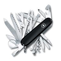 ราคา VICTORINOX SwissChamp Black Swiss Army Knife Multi Tool with 33 Functions Compact Includes Pliers Scissors Loupe Ideal for Disaster Preparedness Outdoor Activities and Camping Domestic Genuine Product