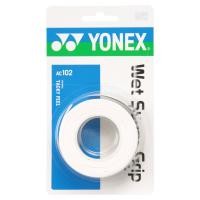 ราคา YONEX Tennis Badminton Grip Tape Wet Super Grip Set of 3 AC102 White (49300927195)