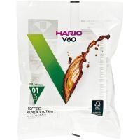 ราคา HARIO V60 Paper Filter 01W White for 1 2 Cups 100 Sheets Made in Japan VCF 01 100W (41526161747)
